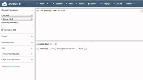 HTML、Javascript、cssの動作を試せる「jsFiddle」